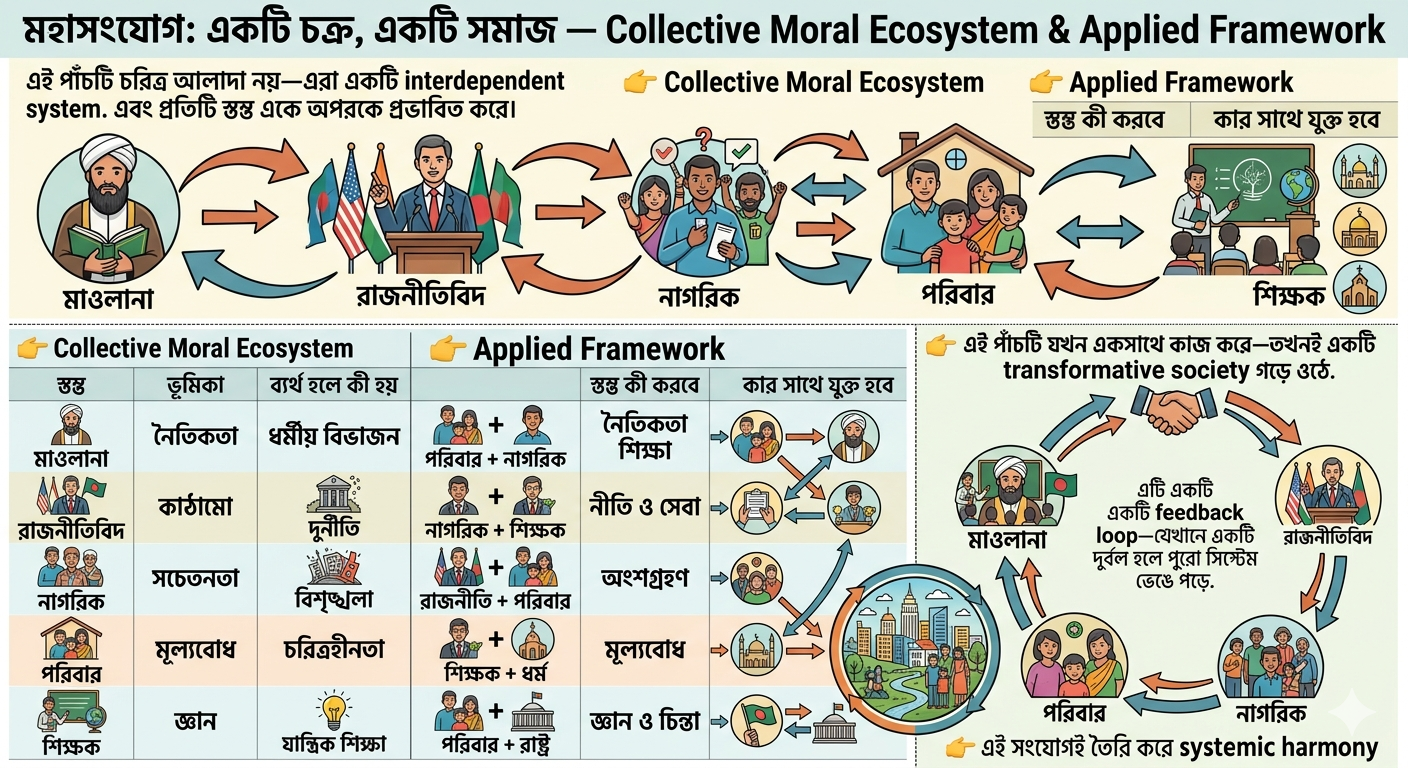 চিত্রলেখ্য-০৪। মহাসংযোগ: কে হারলে হারবে সমাজ?